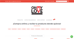 Desktop Screenshot of ohmylove.com.ar